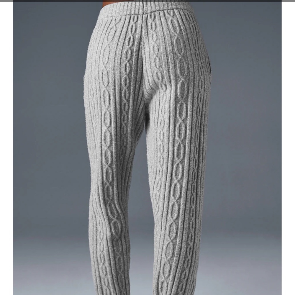 Alo Cable Knit Winter Bliss Pant